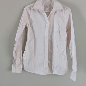 pink Banana Republic collared dress shirt